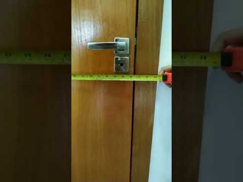 Vídeo: Qual é a largura de uma porta desativada?