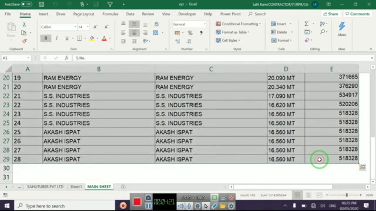 excel-transfer-data-one-sheet-to-multiple-sheets-without-vba-by-using