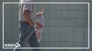 Celebrity Local operators union on strike as of Tuesday morning, WSDOT projects including the North South Corr Profile
