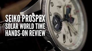 Seiko Prospex Solar World Time Hands- On Review - YouTube