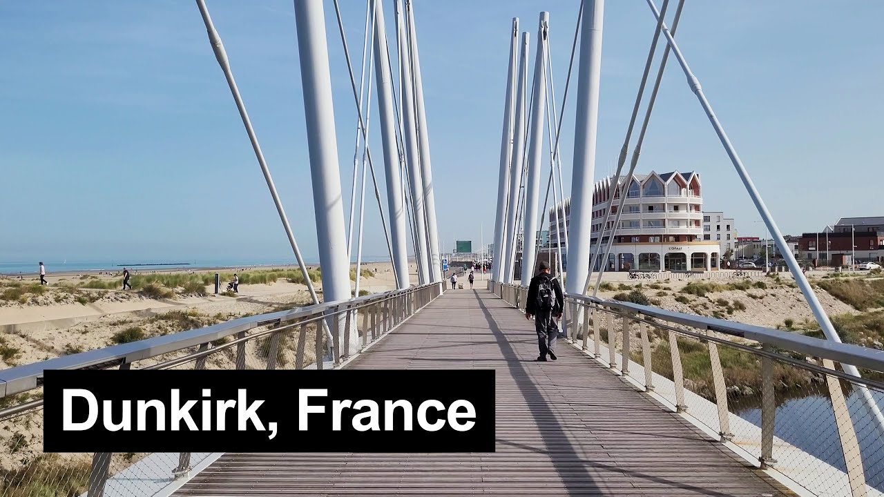 Dunkirk (France), walking tour in the Malo-les-Bains district – 8 October 2023 [4K]