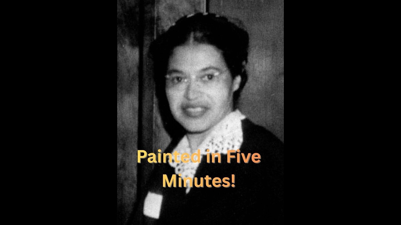 Rosa Parks:  A Speed Painting Portrait