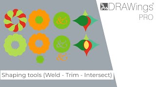 How to Reshape and Combine Objects in Embroidery Design: Weld, Trim, and Intersect