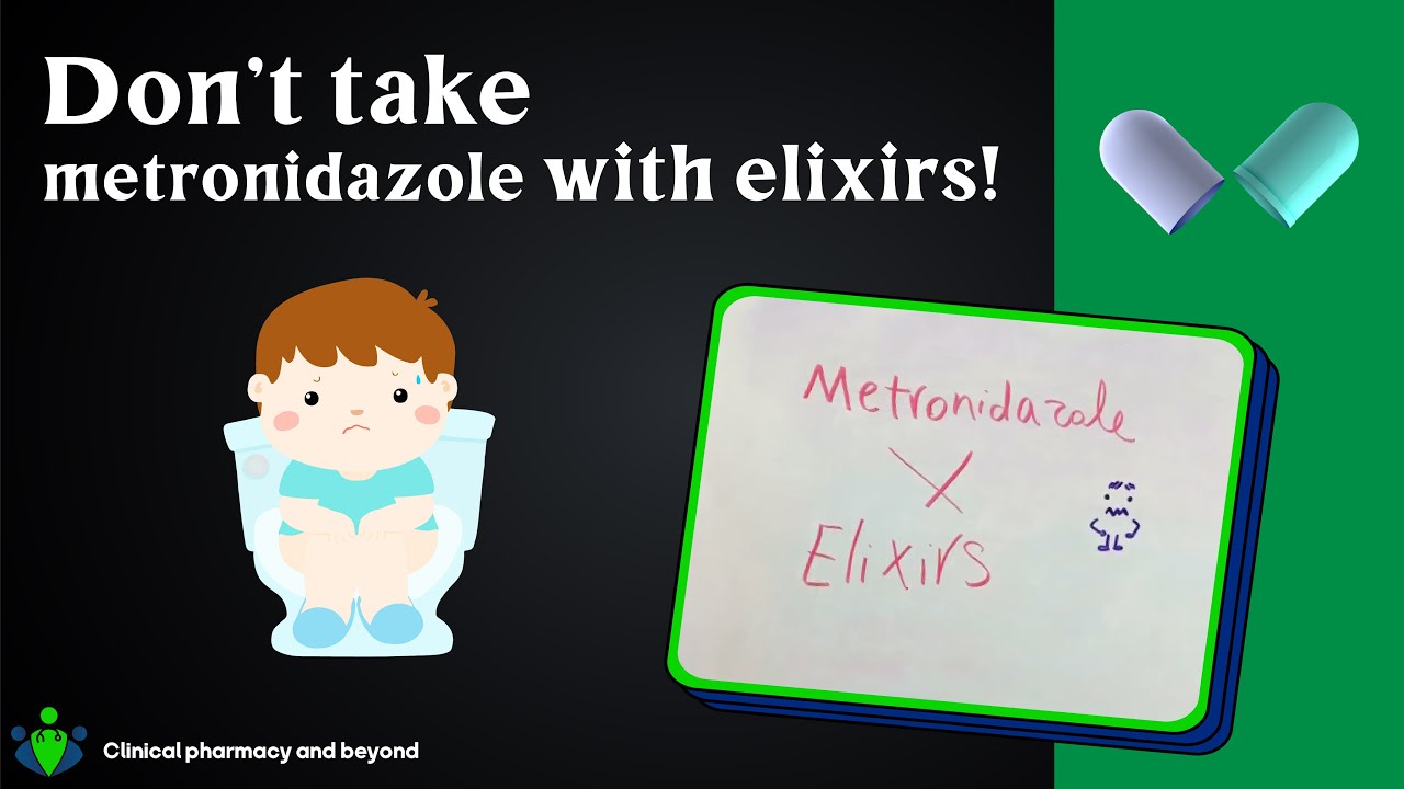 Metronidazole and alcohol interaction in elixirs ! YouTube