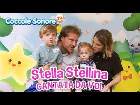 Stella Stellina Canzone Di Natale.Stella Stellina Cantata Dalle Famiglie Italiane Canzoni Per Bambini Di Coccole Sonore Youtube
