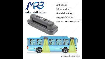 MRB HPC168 3D automatic passenger counting camera for buses, how to count passengers.