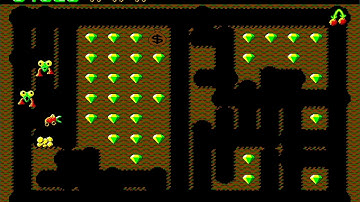 Digger 1983 PC gameplay  - great Level 5 but only just!
