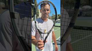 Restring SLAP has some excellent slapback for a shaped string #tennisgear