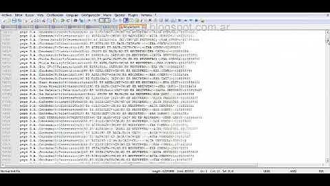Notepadd++ Como filtrar registros