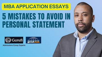 5 Mistakes to Avoid in Your Personal Statement | Writing #MBA #BSchool Essays