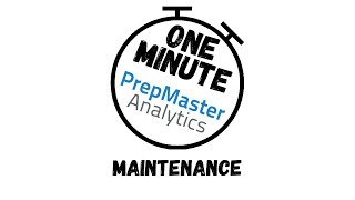 HERZOG PrepMaster Analytics: Maintenance PMA