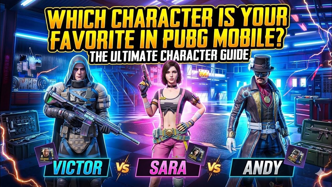 PUBG Mobile All Characters Guide 🔥 Who Is The Best Character? - YouTube