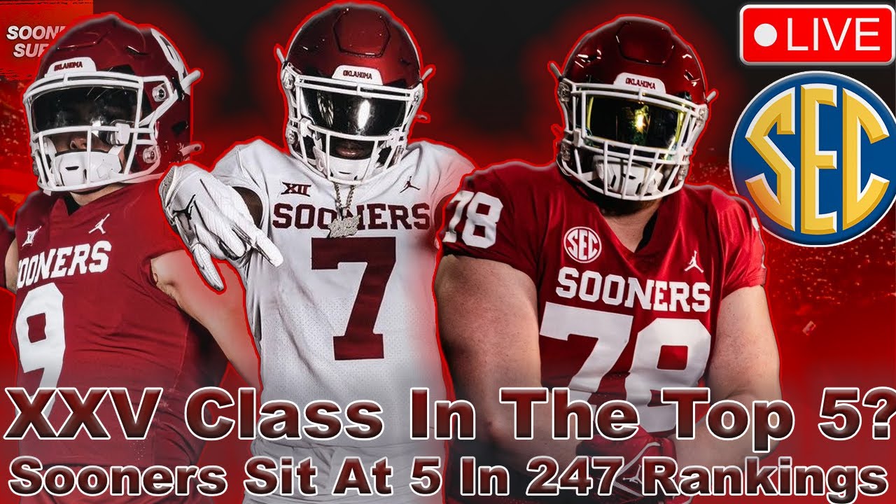 OU Football Live 2025 recruiting class/ Will it be Venables highest