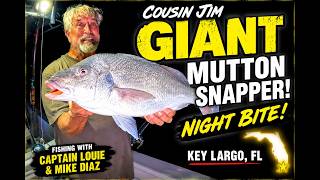 Can Cousin Jim Catch Giant Mutton Snapper at Night? | Key Largo Adventure