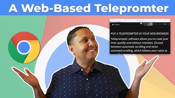 A Free Teleprompter in Your Web Browser
