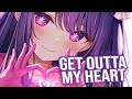 Nightcore - Get Outta My Heart - Ava Max  - (Lyrics)