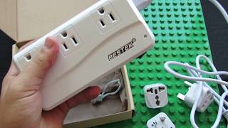 Unboxing BESTEK MRJ201GU 200W Travel Smart Power Adapter & Converter