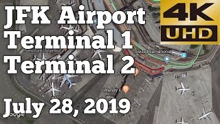 【4K】JFK Airport Terminal 1 & Terminal 2