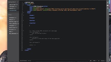 HTML5 Training for Beginners - Semantic Elements