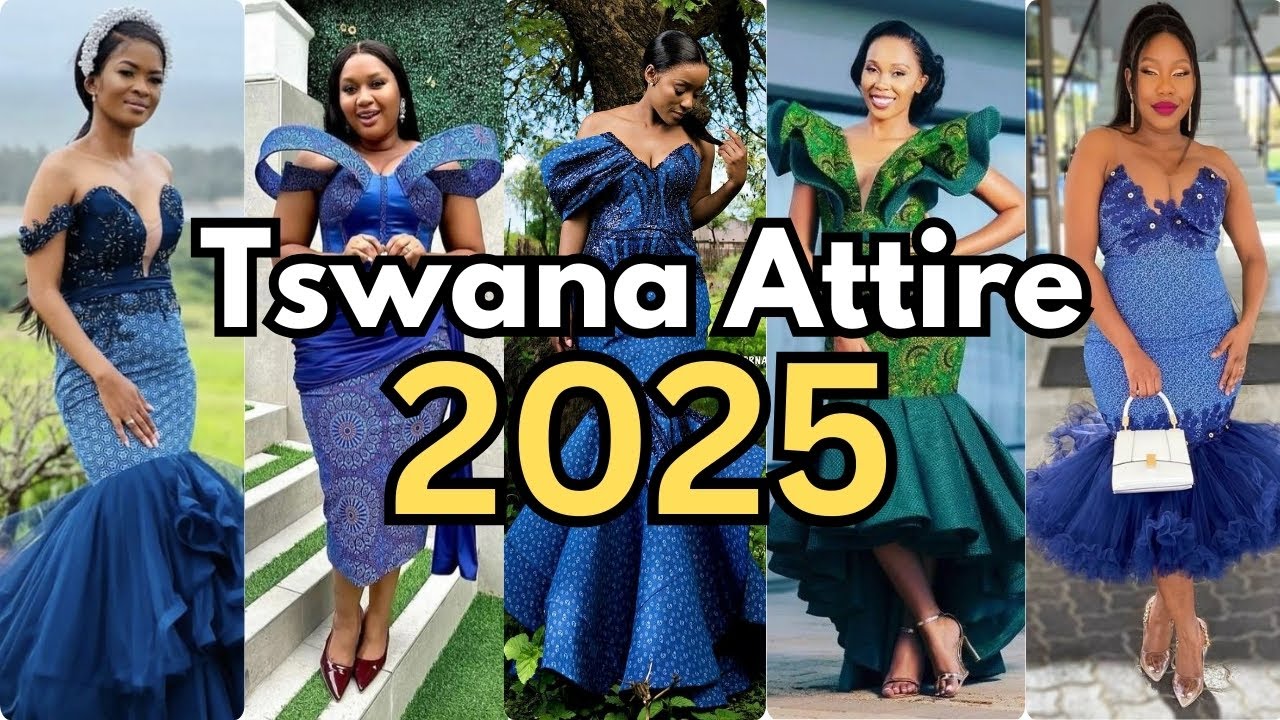 Top Tswana Traditional Dresses 2025 | Stunning Shweshwe Looks Every South African Makoti Will Love!