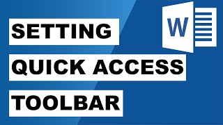 Cara Setting Quick Acces Toolbar Microsoft Word 2013 screenshot 3