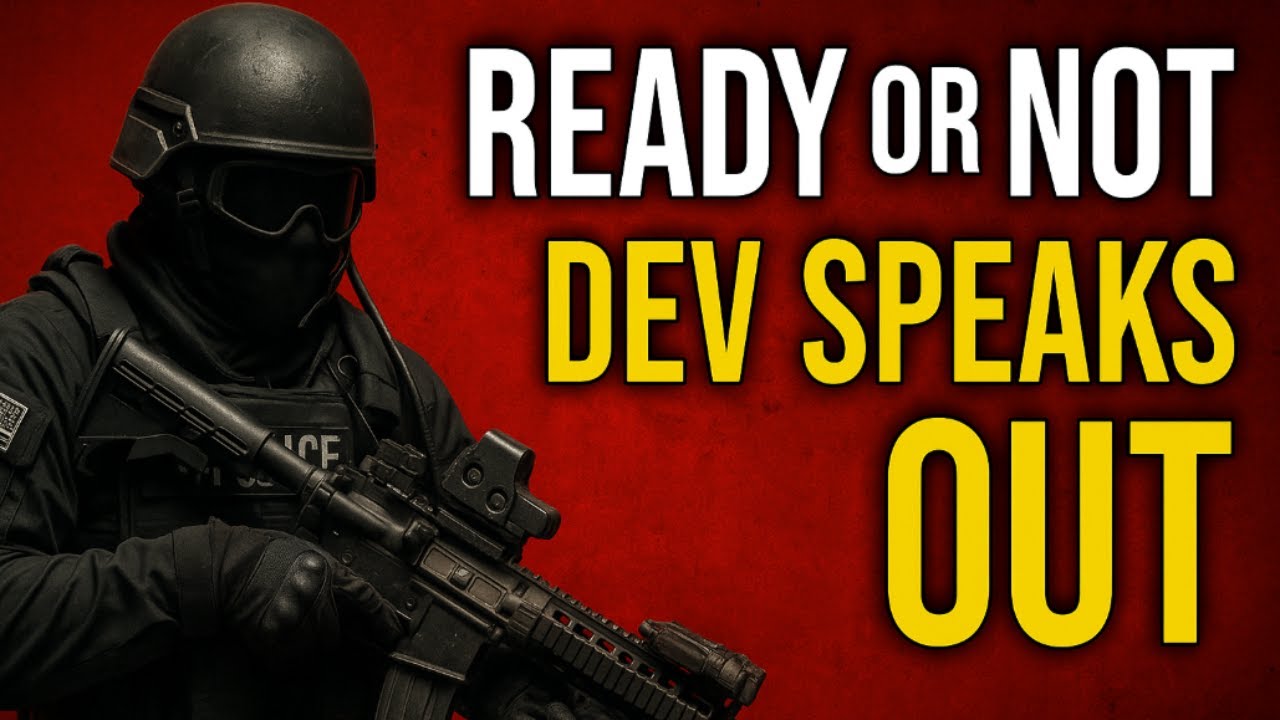 Ready Or Not Dev Speaks Out On Controversy - YouTube