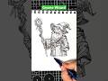 The Gnome Wizard Ink Drawing Wizard Gnome Gnomewizard Wizardgnome Wisdom Art Sketch 