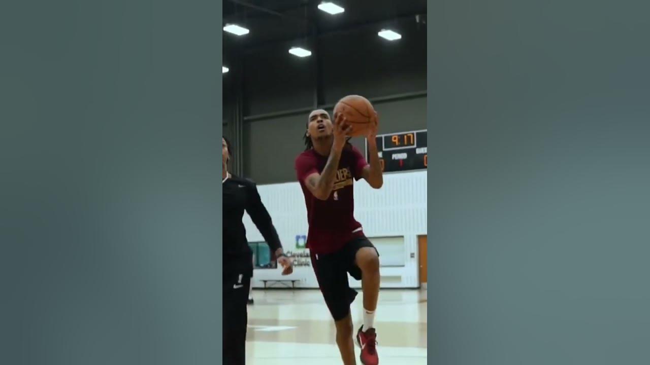 EMONI BATES FIRST CAVS WORKOUT 🔥 cavs YouTube