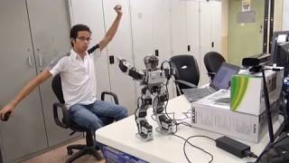 Upper Body tracking Kinect - Bioloid