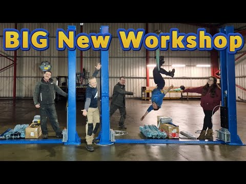 Setting Up the New Workshop - YouTube