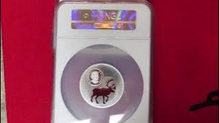 2012 Canada $30 Woodland Caribou Silver Coin Collecting, Stacking, NGC Graded PF69 Ultra Cameo