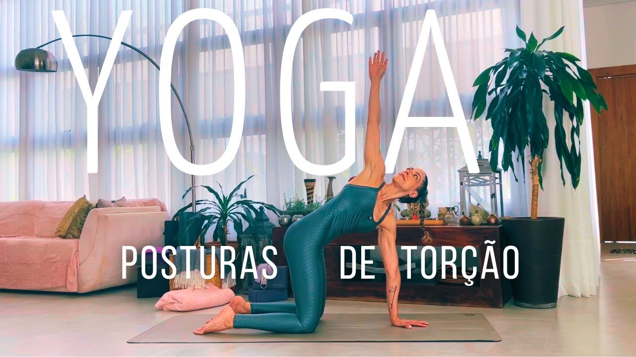 AULA DE YOGA curta com posturas de torção