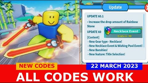 NEW UPDATE CODES *UPDATE 60*[ UPD] Weapon Fighting Simulator ROBLOX | ALL CODES | March 22, 2023
