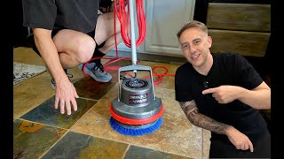Oreck Commercial Orbiter Hard Floor Cleaner Machine Review