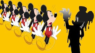Scary Skeleton Scared Mickey Mouse Spooky Adventure Finger Family Song!