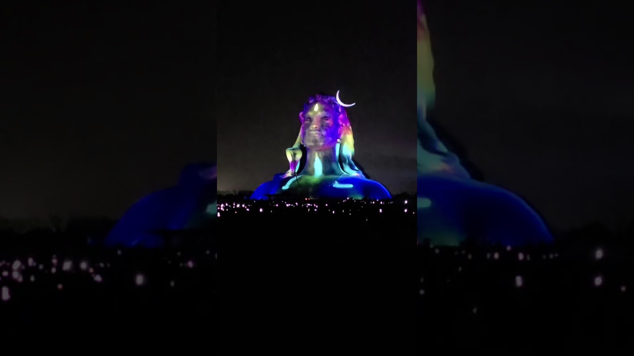 #IshaAdiYogi #adiyogi #coimbatore #lightshow 