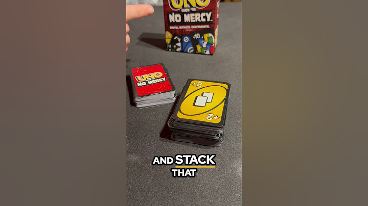 How to Play UNO: NO MERCY!