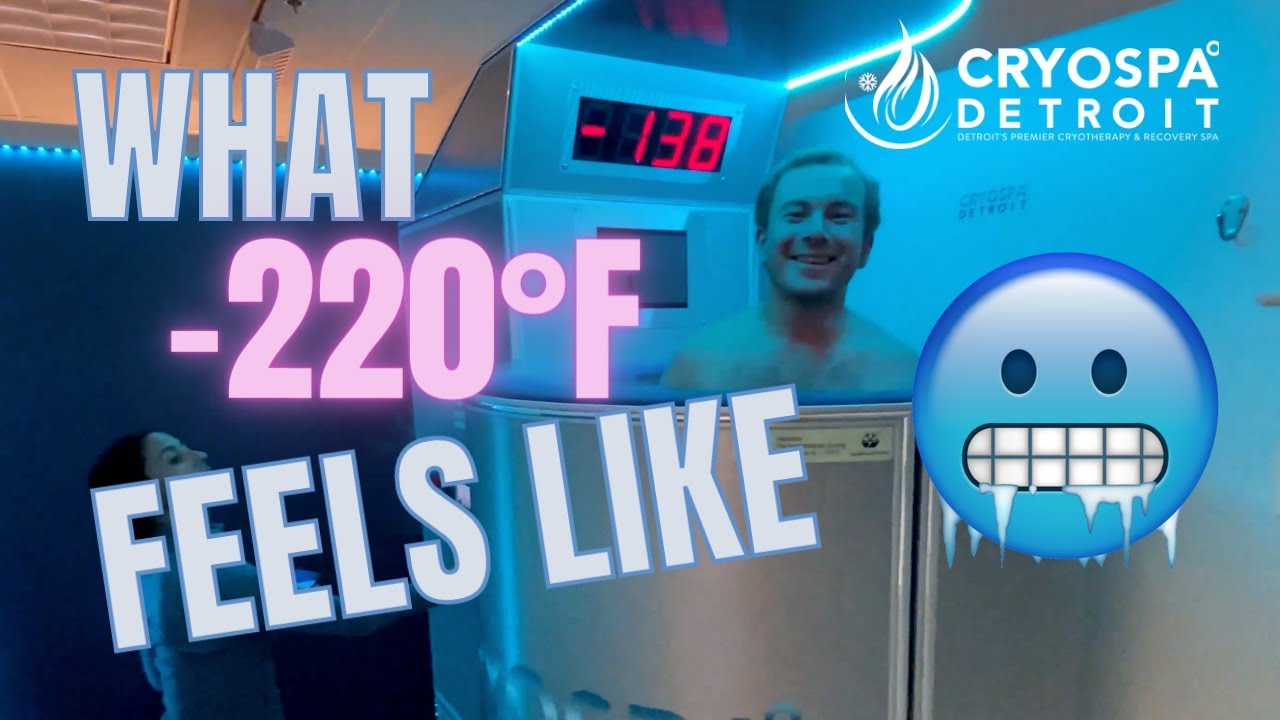 I Tried A -220°F Full Body Cryotherapy Chamber for 3 minutes! ❄️