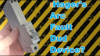 AFDD: Hager's Arc Fault Dud Device?