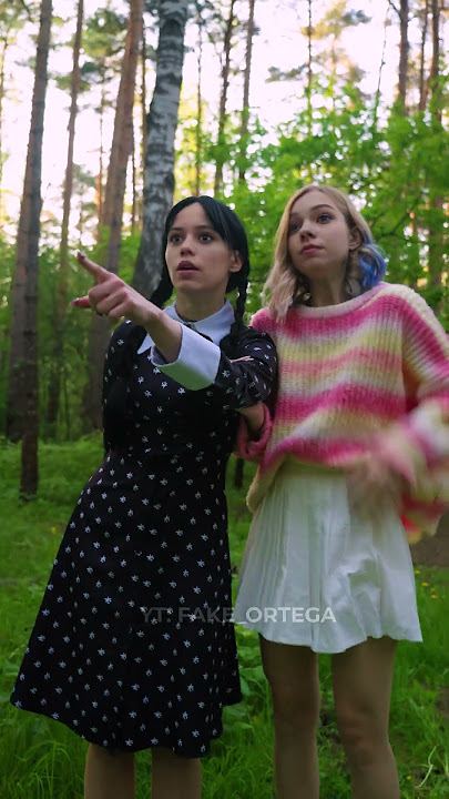 😱😱😱 #jennaortega #fakeortega #wednesday #enid #shorts #netflix
