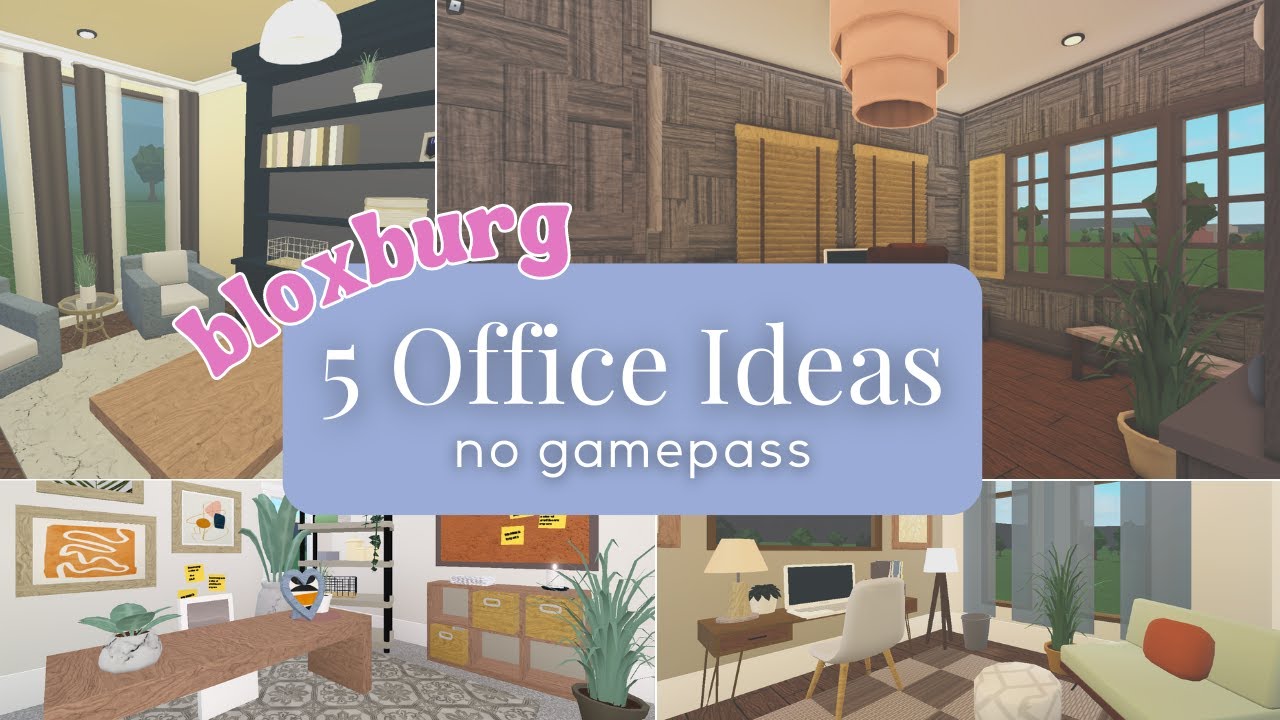 Bloxburg: OFFICE IDEAS, No Gamepass