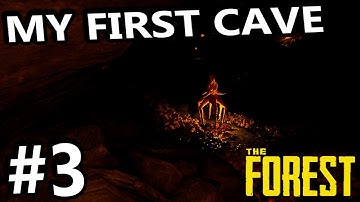 THE FOREST PS4 (DAY 4) Exploring First Cave| EPISODE 3 (COMMENTARY)