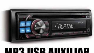 AUTOESTEREO ALPINE 2011 CDE-121 MP3 USB AUXILIAR Y CONTROL DIRECTO IPOD Y IPHONE