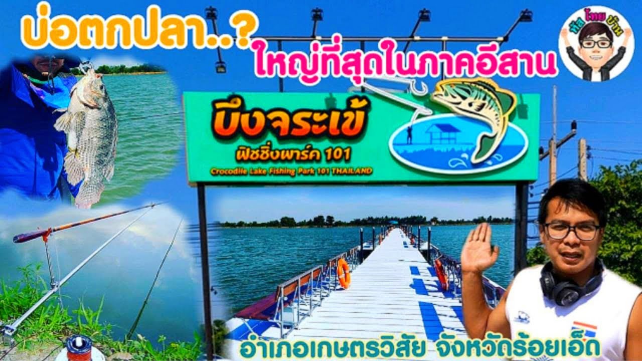 บึงจระเข้ ฟิชชิ่งพาร์ค 101 อำเภอเกษตรวิสัย จังหวัดร้อยเอ็ด