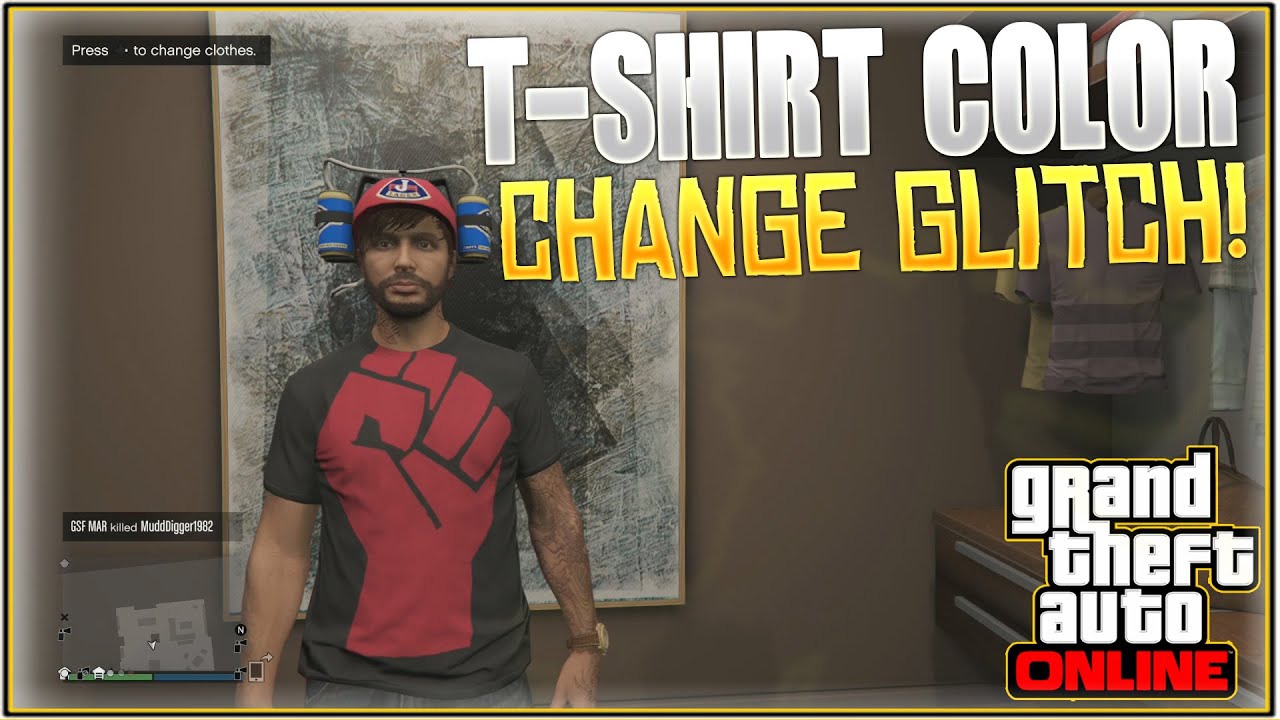GTA 5 Online Change the Color of ANY Shirt Glitch! (After Patch 1.29
