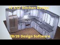 Kitchen design using 20/20 software