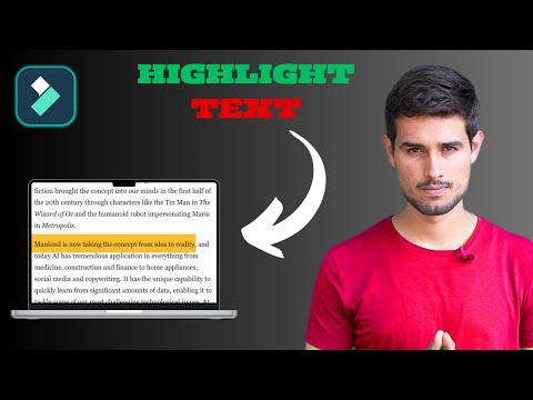 Text Highlight Effect like Dhruv Rathee in Filmora !