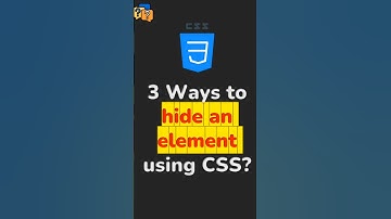 HIDE Elements in Minutes with These 3 CSS Secrets  #coding #webdevelopment ❤️