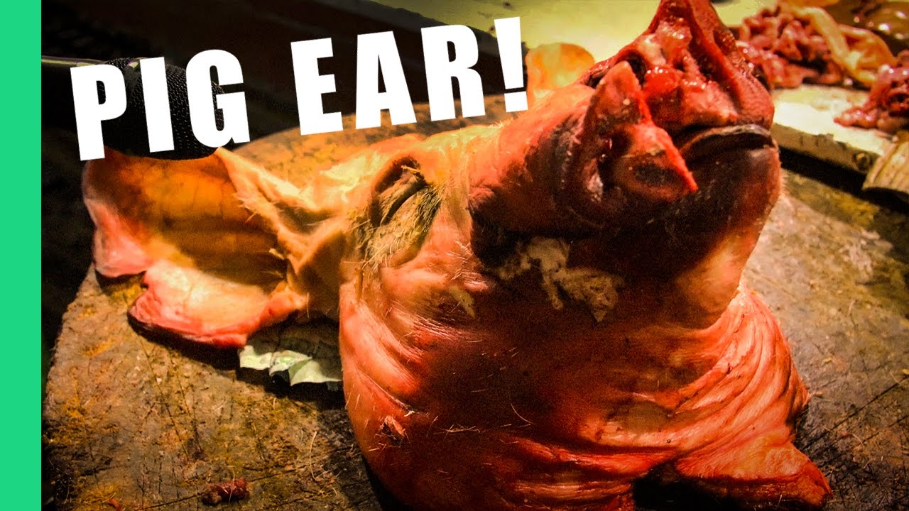 Eating Pig Ear (Walkman) – Philippines [Best Ever Food Review Show]