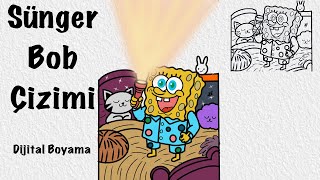 Sünger Bob Nasıl Çizilir ?How To Drawing Sünger Bob Sünger Bob Çizimi Ve Boyama